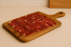 Jamón Iberico displayed